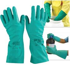 Heavy Duty Nitrile Rubber Latex Free Gloves Household Industrial Unlined Washing