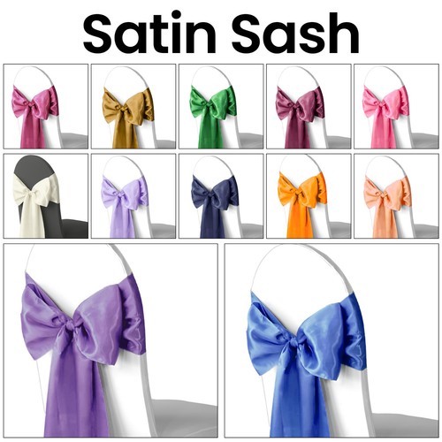 100 satin sashes - 50,