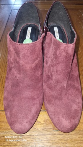 Geox respira burgundy suede - respira,