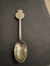 George VI Silver Plated Coronation Spoon. 1937. James Walker. “Harrow”