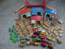 Wooden train set bundle