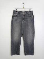 PerUna Women's Boyfriend Jean Grey Mix Size 12Long NWOT F2