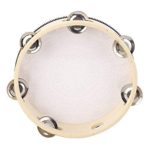 Hand tambourine white - 8,