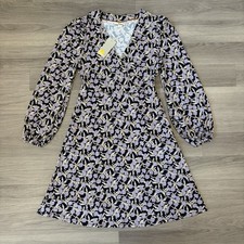 Boden Dress UK8 Navy Purple