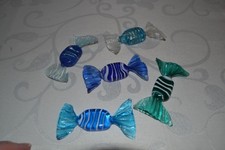 Murano style glass sweets x 5