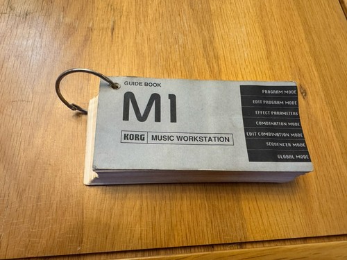 Korg guide book good - korg, m1