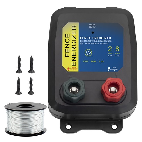 Electric fence energizer with - fence,