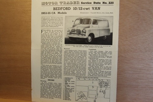Original bedford van - ca,