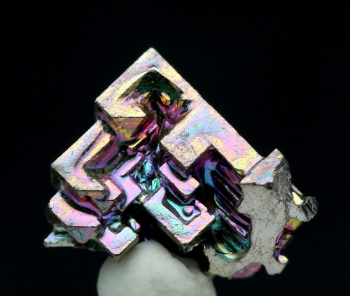 Iridescent bismuth specimen - iridescent,