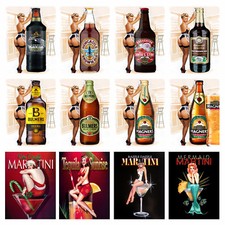 Alcohol Sexy Pin Ups 1 Retro