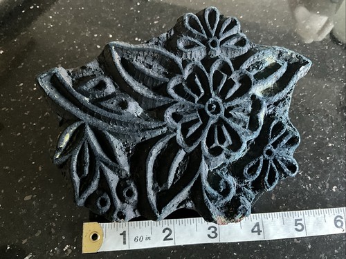 Vintage carved indian printing - indian,