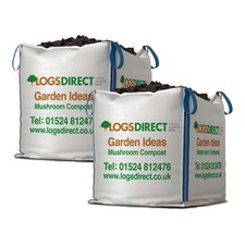 2 x Bulk Dumpy Bags Mushroom