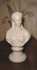 Antique Parian Ware Bust Of