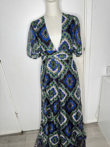 Warehouse geometric chiffon - warehouse,