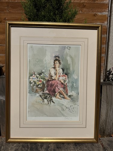 Framed artwork signed print - artwork,