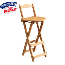 Folding Bamboo Bar Stool 85 cm