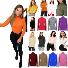 Ladies High Polo Roll Neck