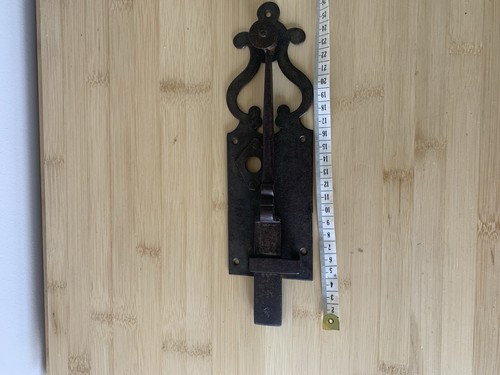 Vintage french thumb latch - french,