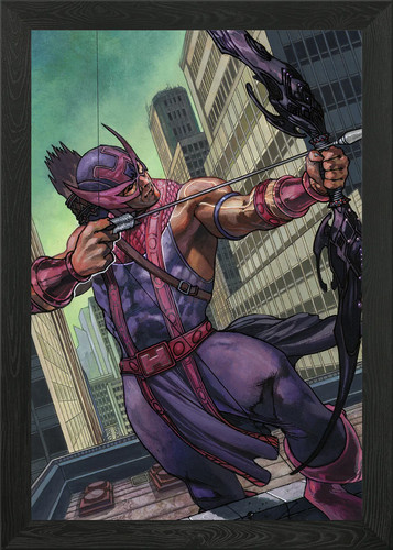 Hawkeye with bow - hawkeye, and