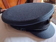 RAF PILOT OFFICERS CAP - 64cm , Royal Air Force Peaked Hat British Military (VG)