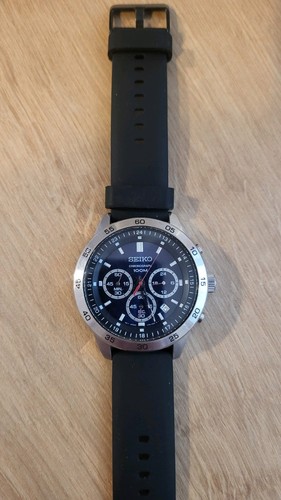 Seiko chronograph with date - with,