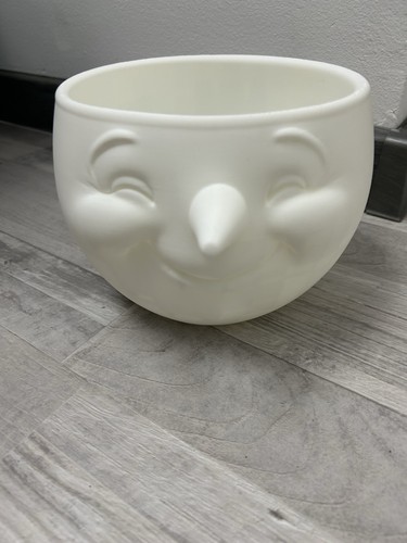 Large printed smiling face - printed,