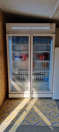 Beer fridge glass door used - glass,