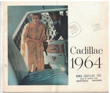 1964 Cadillac Sales Booklet from the dealer