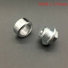 O2 Oxygen Sensor Pre-Curved Notched Weld Bung Nut M18 x 1.5mm & Zinc plated Plug