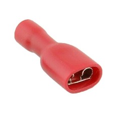 Red female spade fully - red,
