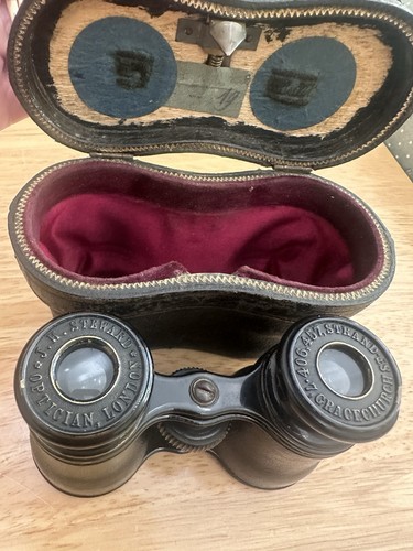 Antique binoculars field