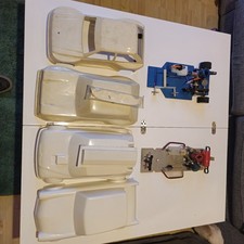 1/8 Scale RC Hotrod Stockcar Job Lot. 2x Chassis Ford, Citroën And Toyota Shells