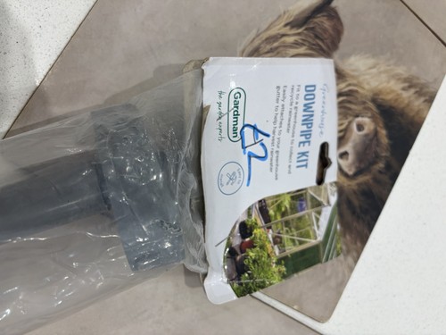 Gardman grey greenhouse gutter - gardman,
