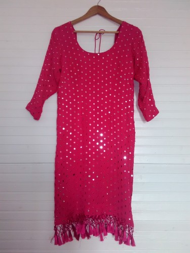 Bespoke hot pink - pink, ornate