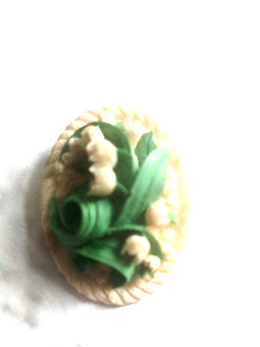 Vintage plastic green white - vintage,