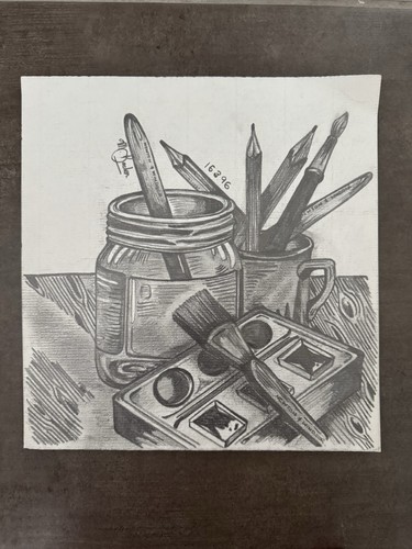 Hand drawn pencil drawing - ,