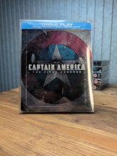 CAPTAIN AMERICA: The First Avenger (2011) HMV Exclusive Blu-ray/DVD UK Steelbook