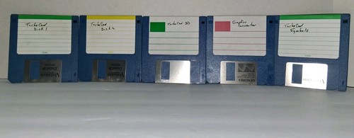 Vintage turbocad floppy - turbocad, 3.5"