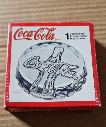 Coca cola paperweight lead - coca,