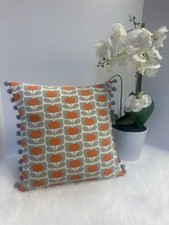 Orla Kiely Grey & Orange Ditsy