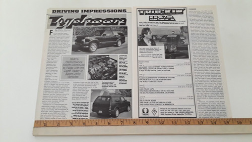 Gmc typhoon turbo - v6,