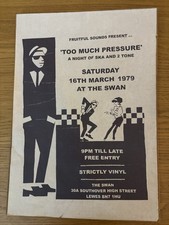 2 Tone Poster Vintage 1979 on