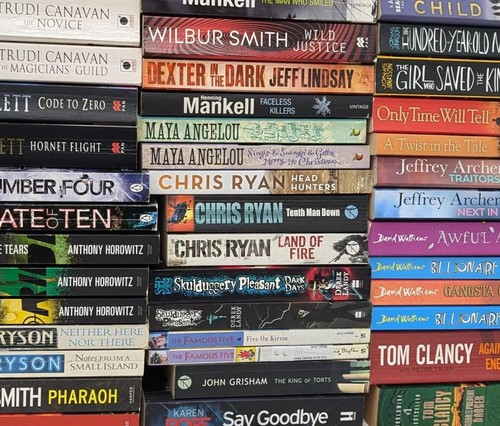 Mixed paperback fiction - mixed,