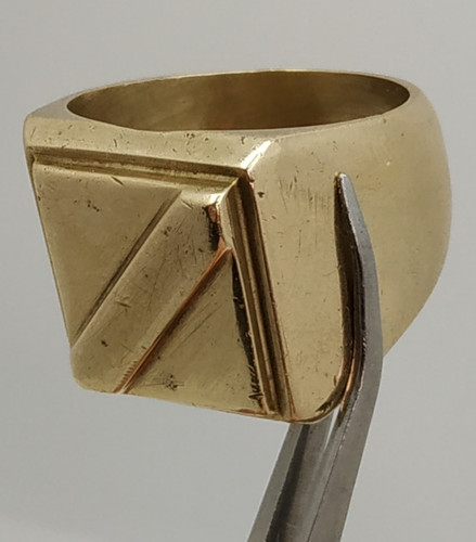 Brass itk ring ussr - ussr, gipsy