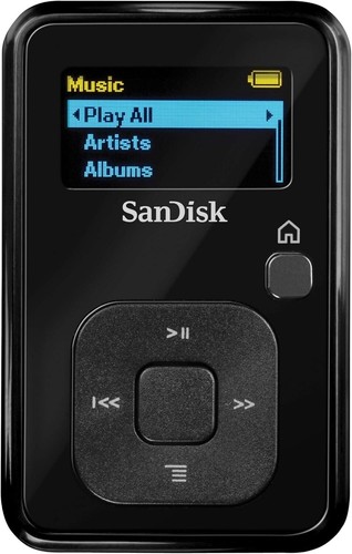 Sansa clip 4gb black mp3 - clip+,