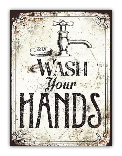 Wash your hands metal - wash, "