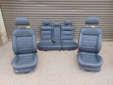 VW Passat Leather Seats B5.5 01-05 Estate heated front seat interior Black