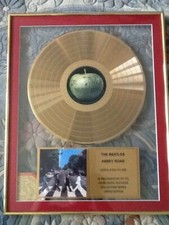 Beatles Gold Disc Abbey Road album - beautiful collectable