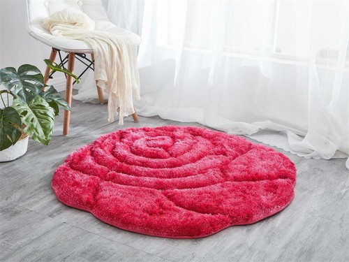 Rug rose design - ,