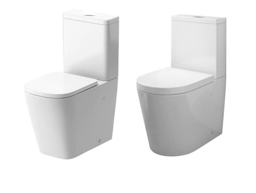 Close coupled toilet - close,